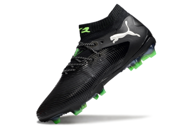 Puma Future 8 Ultimate FG Football Boots - Black/White/Yellow