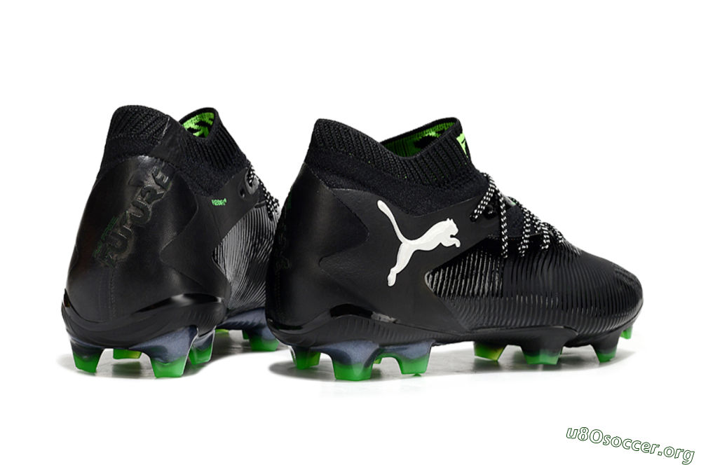 Puma Future 8 Ultimate FG Football Boots - Black/White/Yellow 6