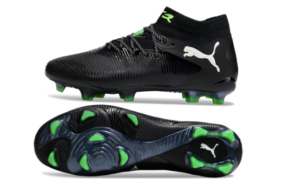 Puma Future 8 Ultimate FG Football Boots - Black/White/Yellow