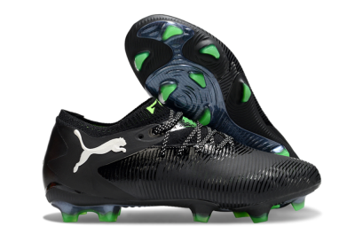 Puma Future 8 Ultimate FG Football Boots - Black/White/Yellow