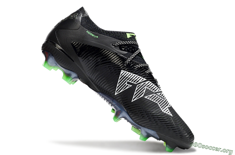 Puma Future 8 Ultimate FG Football Boots - Black/White/Yellow 4