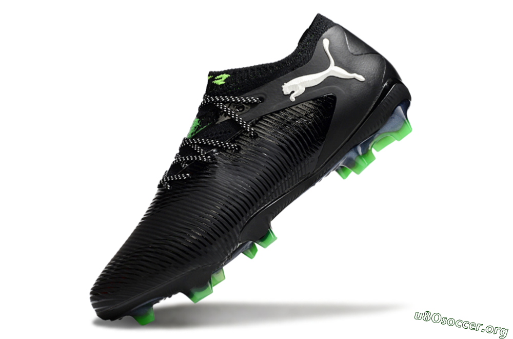 Puma Future 8 Ultimate FG Football Boots - Black/White/Yellow 5
