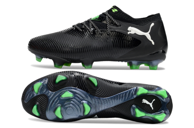 Puma Future 8 Ultimate FG Football Boots - Black/White/Yellow