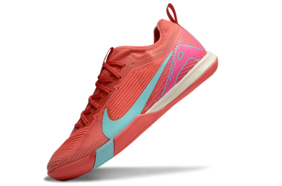 Nike Air Zoom Mercurial Vapor 16 Pro IC Football Shoes - Red/Jade/Pink