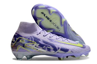 Nike Air Zoom Mercurial Superfly 10 Elite FG Football Boots - Purple/Yellow