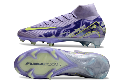 Nike Air Zoom Mercurial Superfly 10 Elite FG Football Boots - Purple/Yellow