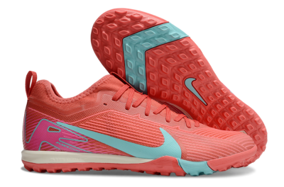 Nike Air Zoom Mercurial Vapor 16 Pro TF Football Shoes - Red/Jade/Pink