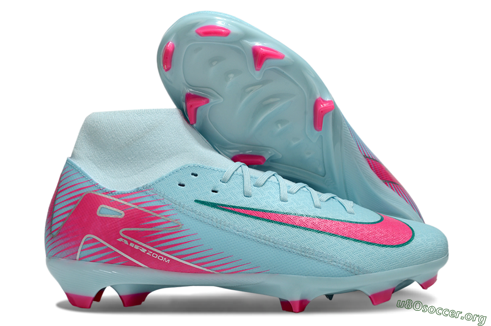 Nike Air Zoom Mercurial Superfly 10 Elite FG Football Boots - Jade/Pink/White 2