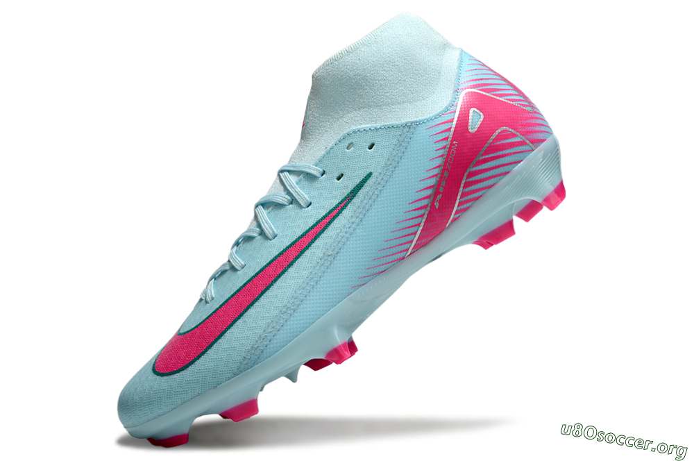 Nike Air Zoom Mercurial Superfly 10 Elite FG Football Boots - Jade/Pink/White 5
