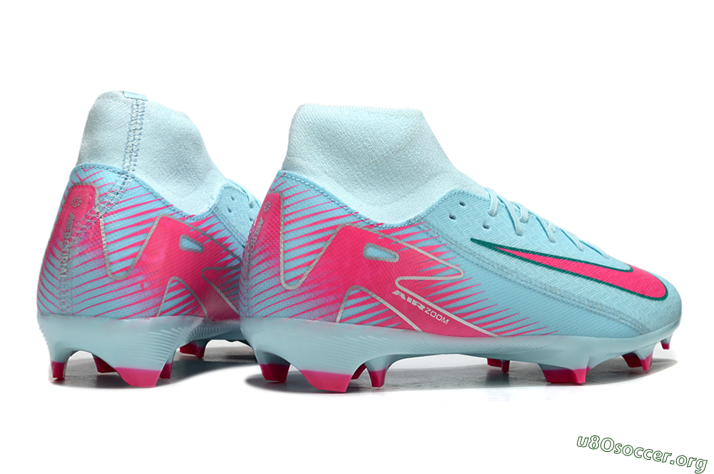 Nike Air Zoom Mercurial Superfly 10 Elite FG Football Boots - Jade/Pink/White 6