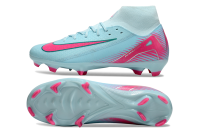 Nike Air Zoom Mercurial Superfly 10 Elite FG Football Boots - Jade/Pink/White