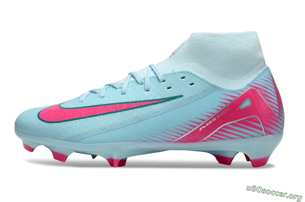 Nike Air Zoom Mercurial Superfly 10 Elite FG Football Boots - Jade/Pink/White 3