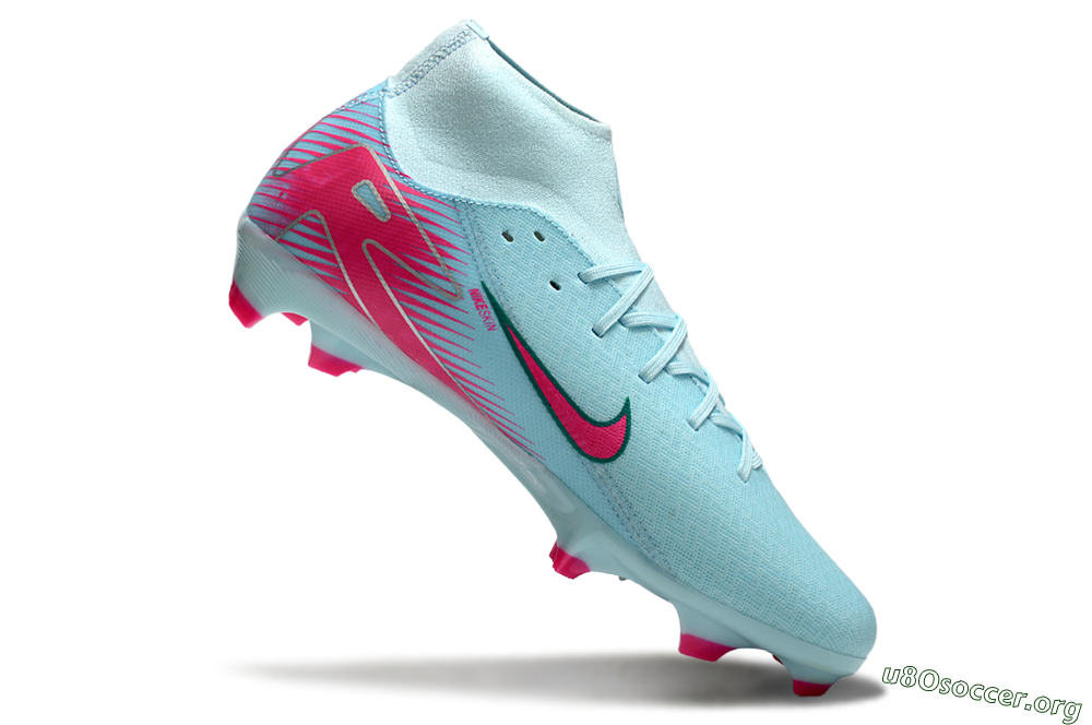 Nike Air Zoom Mercurial Superfly 10 Elite FG Football Boots - Jade/Pink/White 4