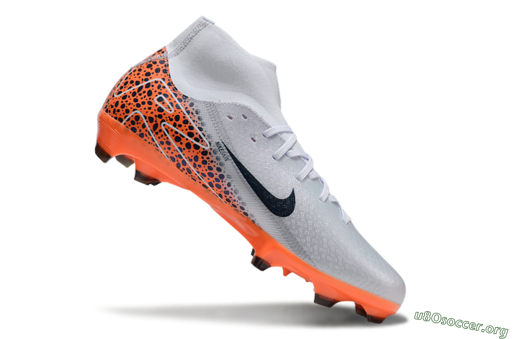 Nike Air Zoom Mercurial Superfly 10 Elite FG Football Boots - Grey/Black/Leopard 4