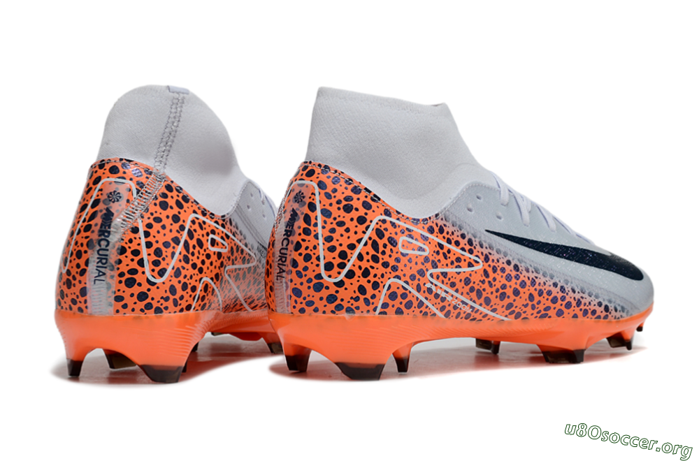 Nike Air Zoom Mercurial Superfly 10 Elite FG Football Boots - Grey/Black/Leopard 6