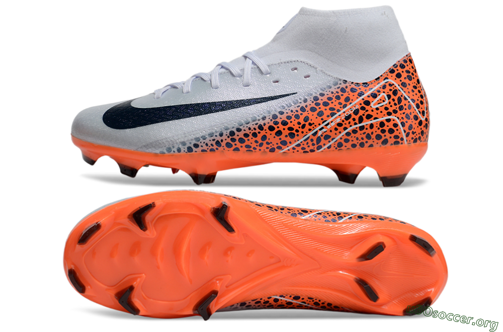 Nike Air Zoom Mercurial Superfly 10 Elite FG Football Boots - Grey/Black/Leopard 1