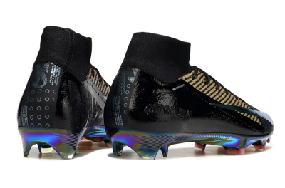 Nike Air Zoom Mercurial Superfly 10 Elite FG Football Boots - Black/Gold/White