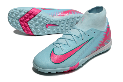 Nike Air Zoom Mercurial Superfly 10 Elite TF Football Shoes - Jade/Pink/White