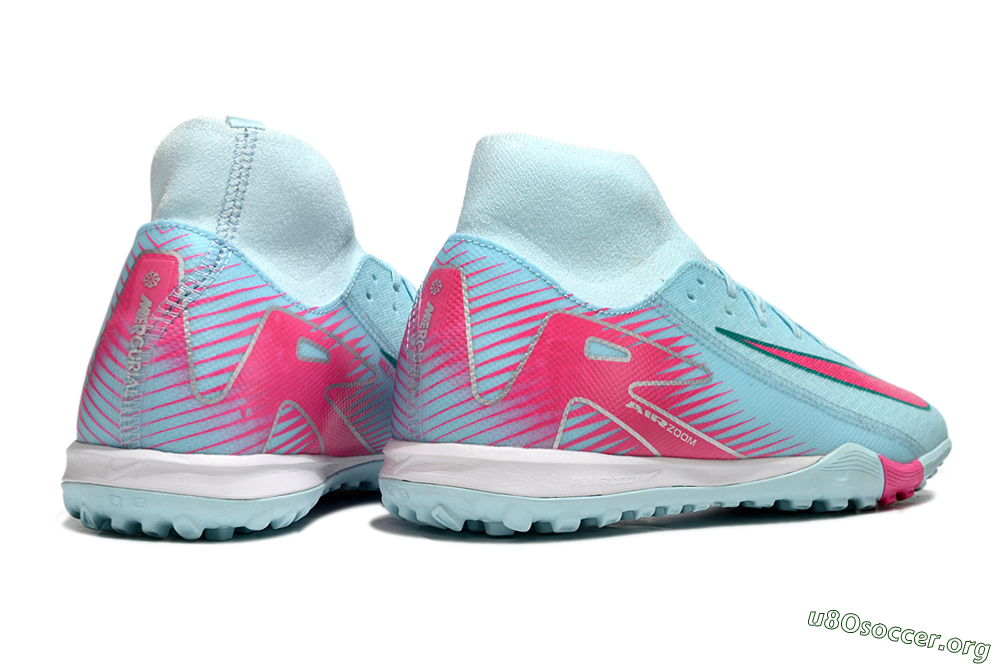 Nike Air Zoom Mercurial Superfly 10 Elite TF Football Shoes - Jade/Pink/White 6