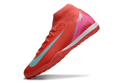 Nike Air Zoom Mercurial Superfly 10 Elite TF Football Shoes - Red/Jade/Pink