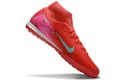 Nike Air Zoom Mercurial Superfly 10 Elite TF Football Shoes - Red/Jade/Pink