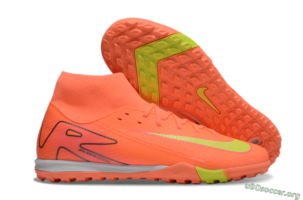 Nike Air Zoom Mercurial Superfly 10 Elite TF Football Shoes - Red/Yellow/White 2