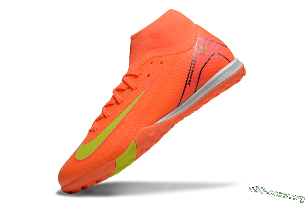 Nike Air Zoom Mercurial Superfly 10 Elite TF Football Shoes - Red/Yellow/White 5