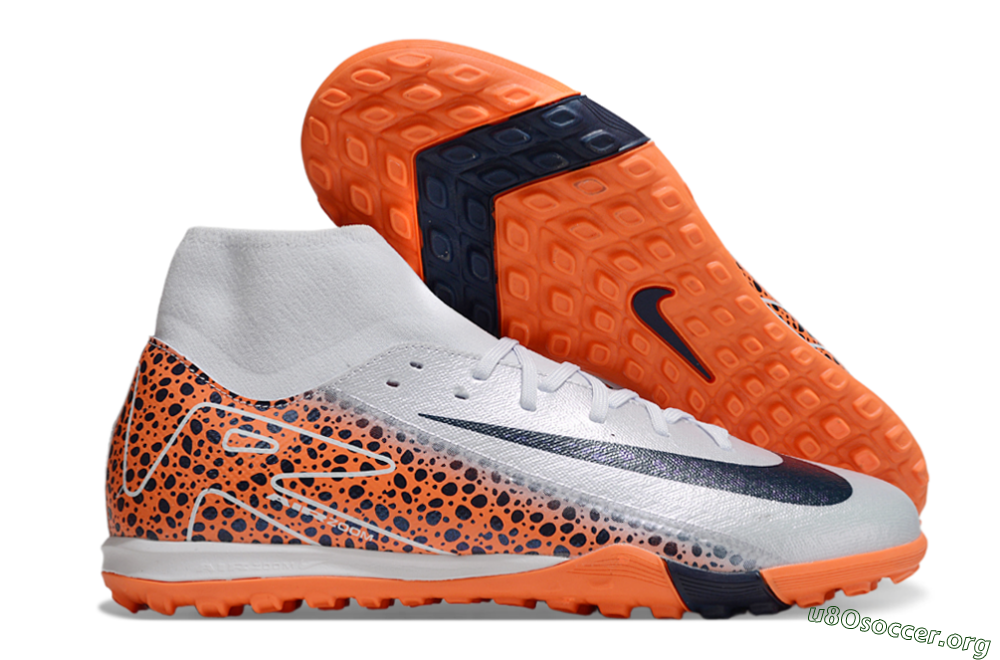 Nike Air Zoom Mercurial Superfly 10 Elite TF Football Shoes - Grey/Black/Leopard 2