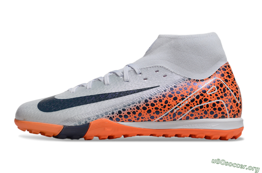 Nike Air Zoom Mercurial Superfly 10 Elite TF Football Shoes - Grey/Black/Leopard 3