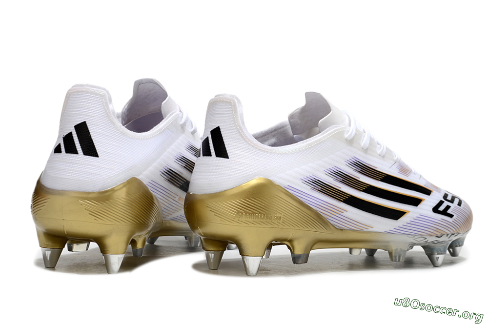 Adidas F50 Elite SG Football Boots - White/Black/Gold 6
