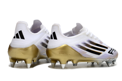 Adidas F50 Elite SG Football Boots - White/Black/Gold