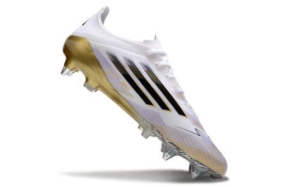 Adidas F50 Elite SG Football Boots - White/Black/Gold