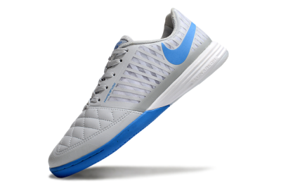 Nike Lunar Gato 2 IC Football Shoes - Grey/Blue/White