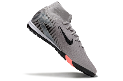 Nike Air Zoom Mercurial Superfly 10 Elite TF Football Shoes - Grey/Black/Silver