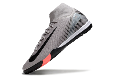Nike Air Zoom Mercurial Superfly 10 Elite TF Football Shoes - Grey/Black/Silver