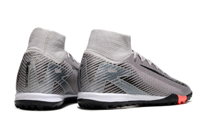 Nike Air Zoom Mercurial Superfly 10 Elite TF Football Shoes - Grey/Black/Silver