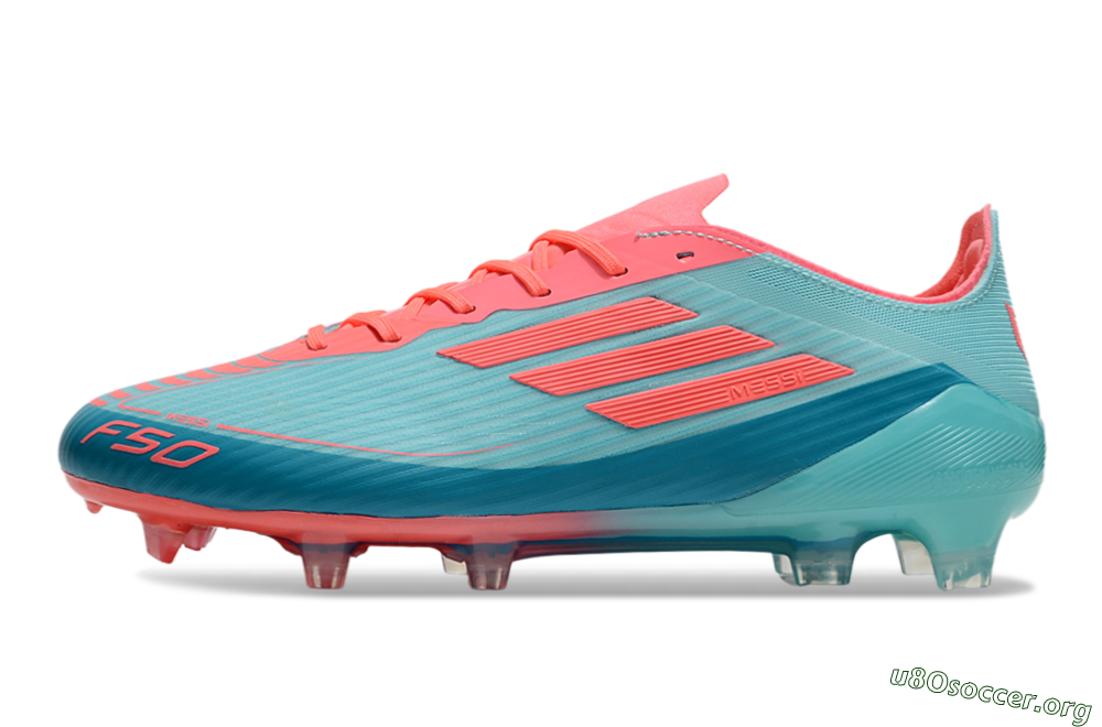 Adidas F50 Elite FG Football Boots - Jade/Red/Blue 3
