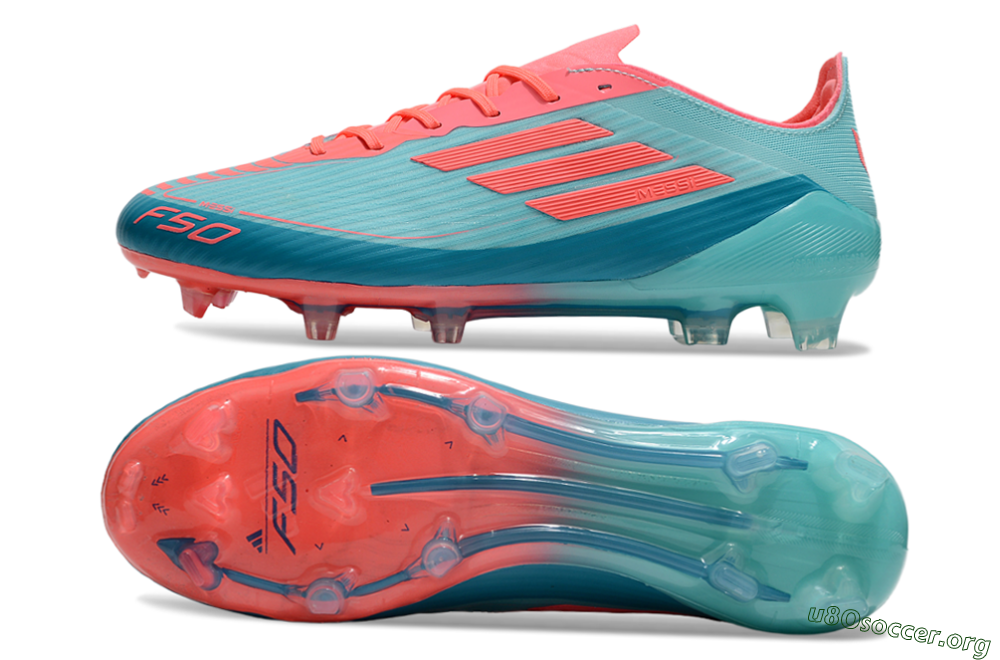 Adidas F50 Elite FG Football Boots - Jade/Red/Blue 1