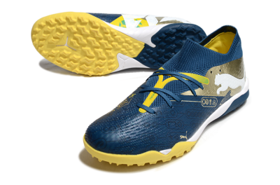 Puma Future 7 Ultimate TF Football Shoes - Blue/White/Gold