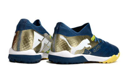 Puma Future 7 Ultimate TF Football Shoes - Blue/White/Gold