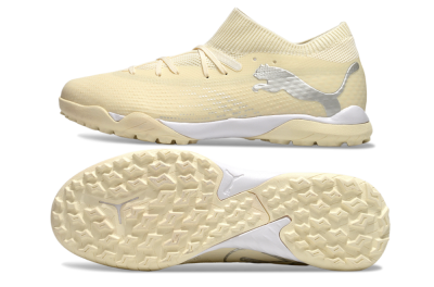 Puma Future 7 Ultimate TF Football Shoes - Beige/Silver/White
