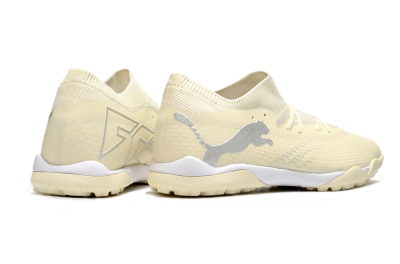 Puma Future 7 Ultimate TF Football Shoes - Beige/Silver/White