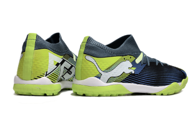 Puma Future 7 Ultimate TF Football Shoes - Black/Blue/Yellow