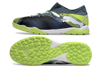 Puma Future 7 Ultimate TF Football Shoes - Black/Blue/Yellow