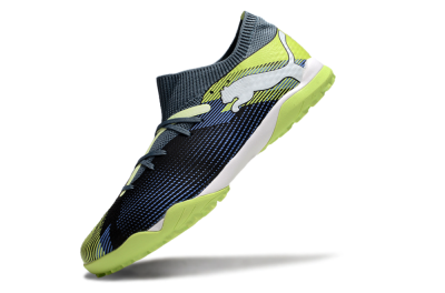 Puma Future 7 Ultimate TF Football Shoes - Black/Blue/Yellow
