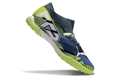 Puma Future 7 Ultimate TF Football Shoes - Black/Blue/Yellow