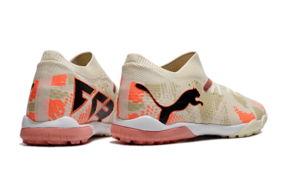 Puma Future 7 Ultimate TF Football Shoes - Beige/Black/Red