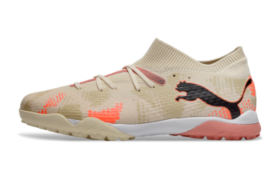 Puma Future 7 Ultimate TF Football Shoes - Beige/Black/Red