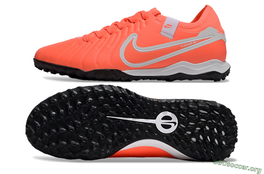 Nike Tiempo Legend 10 Pro TF Football Shoes - Red/White/Black 1