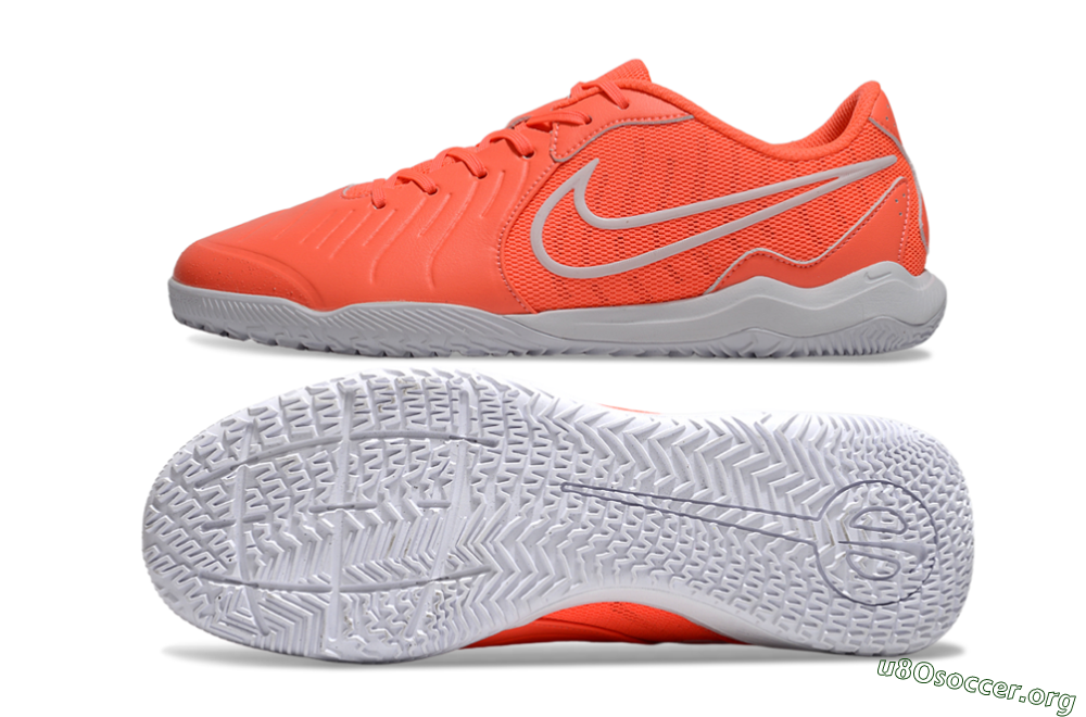 Nike Tiempo Legend 10 Academy IC Football Shoes - Red/White 1
